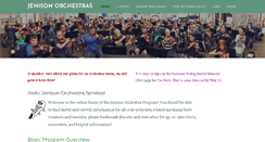 Desktop Screenshot of jenisonorchestras.org